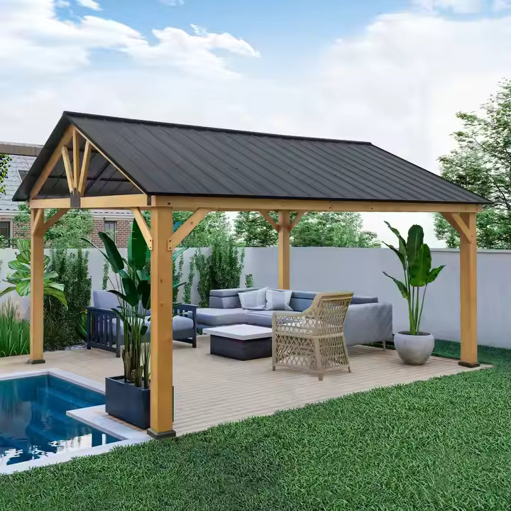 Outdoor Pergola Wood Pergola for Patio Deck Garden Gazebo