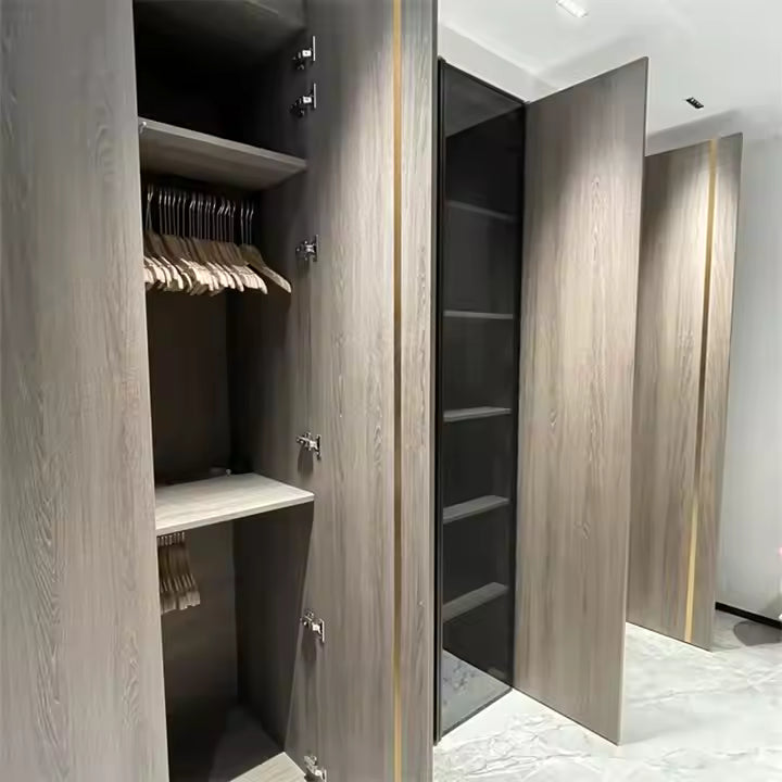 Durable Built-In Wardrobe Exuding High-Fashion Wardrobe Multifunctional Various Spaces Furniture Closet Storage Wardrobe