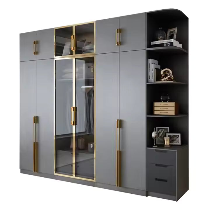 PA Custom Open Design Portable Armoire Wardrobe Clothes Closet Cabinet Wood Wardrobe