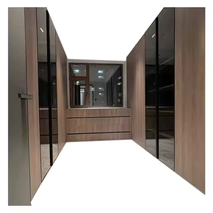 Durable Built-In Wardrobe Exuding High-Fashion Wardrobe Multifunctional Various Spaces Furniture Closet Storage Wardrobe
