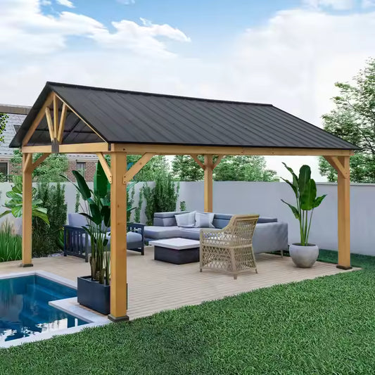 Outdoor Pergola Wood Pergola for Patio Deck Garden Gazebo