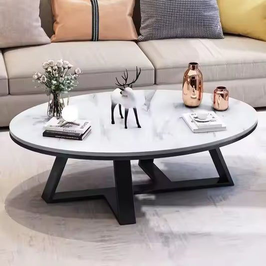 Coffee Table Modern Design Luxury Metal Frame Center End Table Set for Living Room Furniture