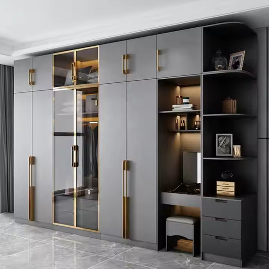 PA Custom Open Design Portable Armoire Wardrobe Clothes Closet Cabinet Wood Wardrobe