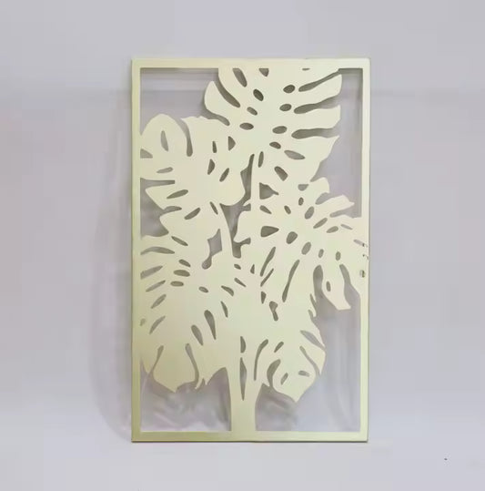 Home Decor Luxury Gold Metal Wall Art for Home Decor Items for Living Room
